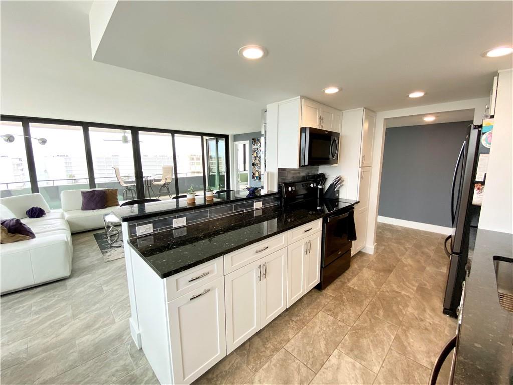 Kitchen and living room