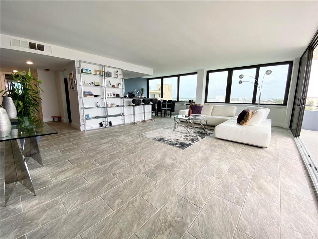 living room looking North to the eating area.