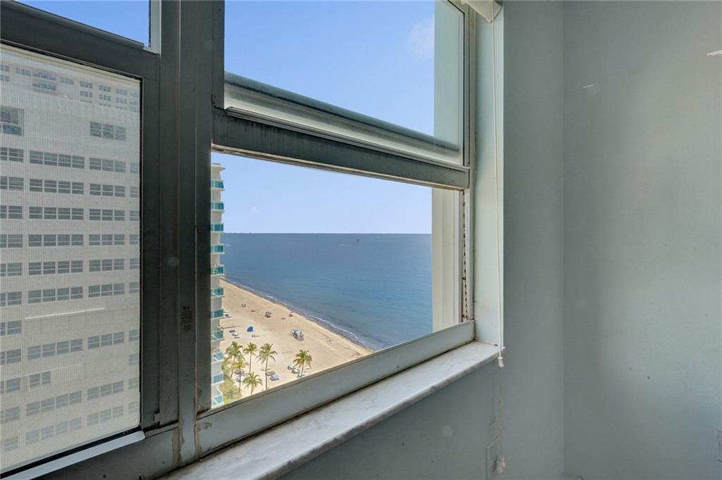 The first guest bedroom's view.