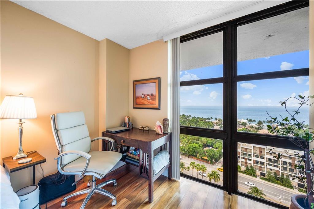 Guest room #2 is spacious and across the hall from the guest bathroom.