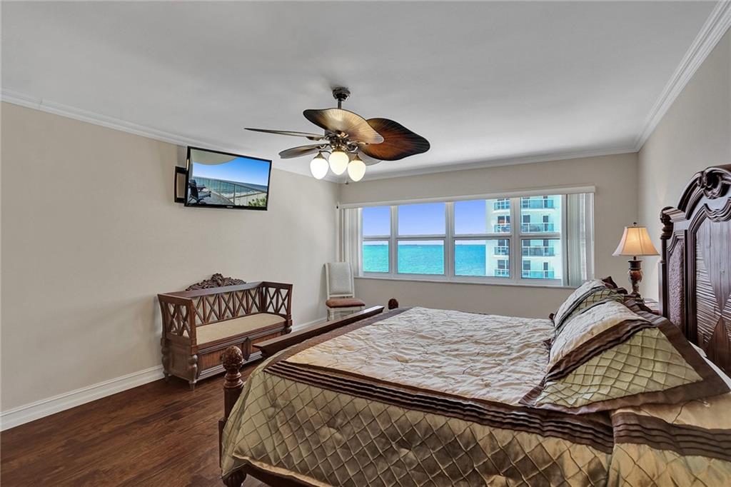 Primary bedroom; ocean views from the bed.