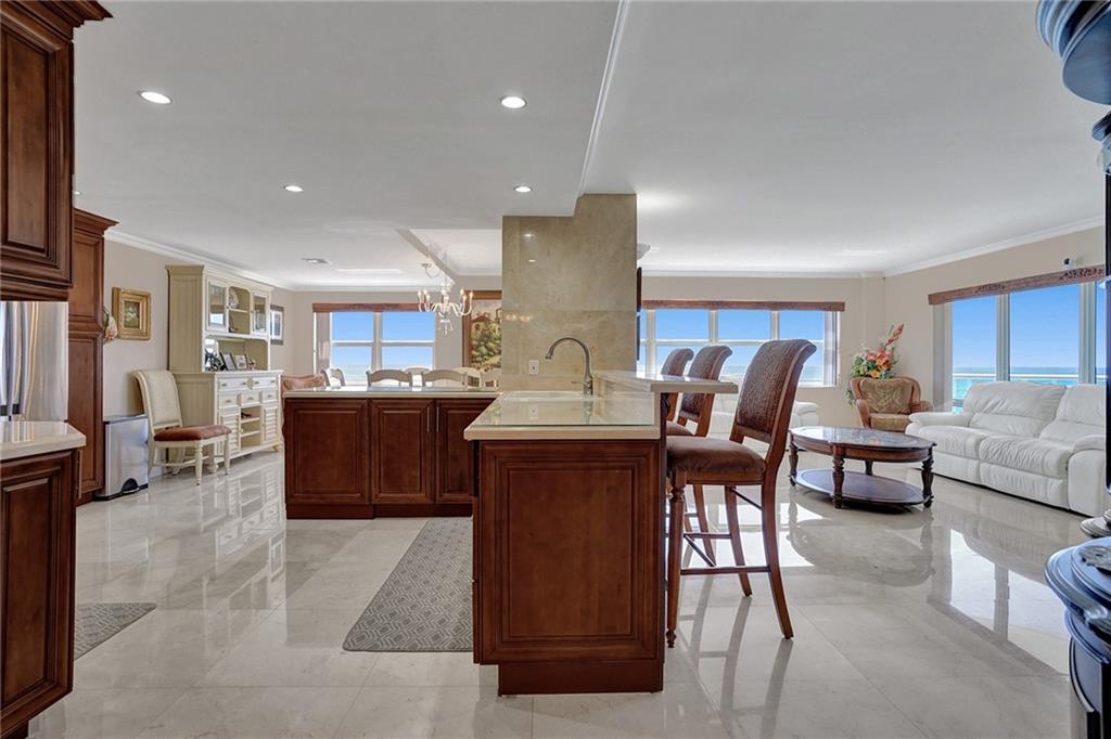 As soon as you enter the apartment you are greeted with ocean views.