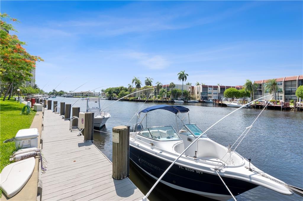 Boat dock area on Main canal.  Upon availability