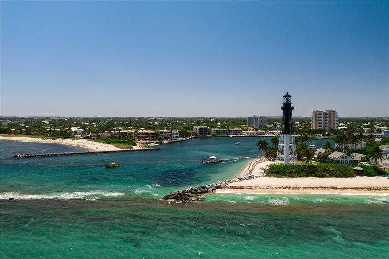 all the way to the inlet