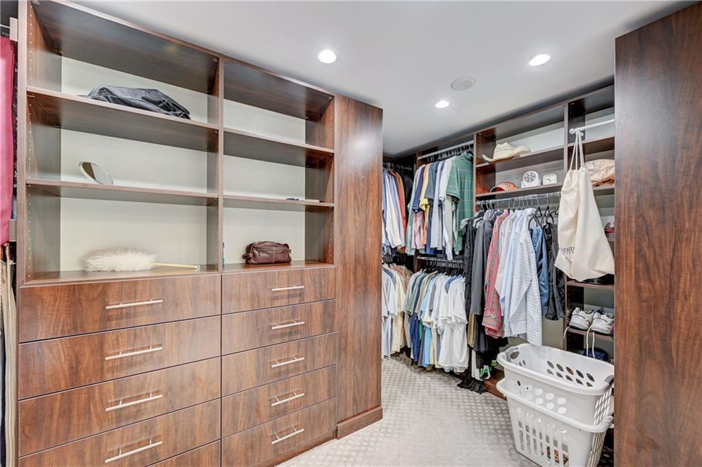 Custom Cabinetry in Master Closet