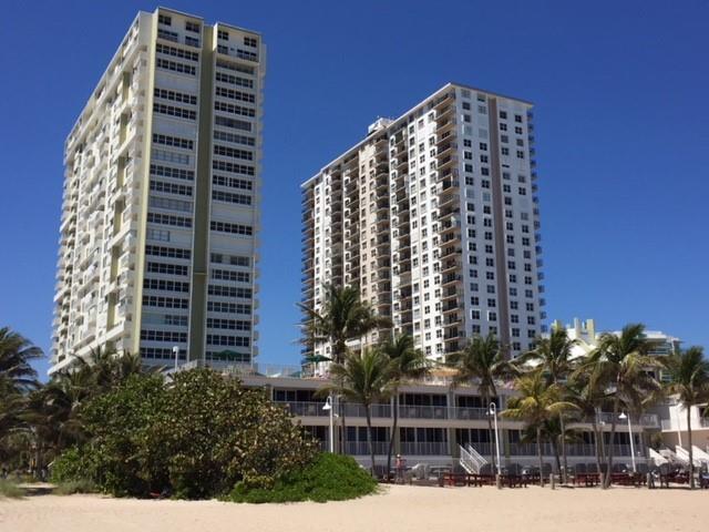 View of building from beach/clubhouse