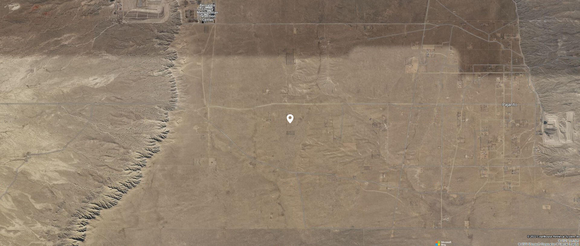 Photo 17 —  Off Pajarito (N100,104) Road SW