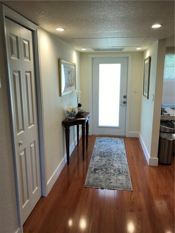 Foyer..and just out that door is your parking spot