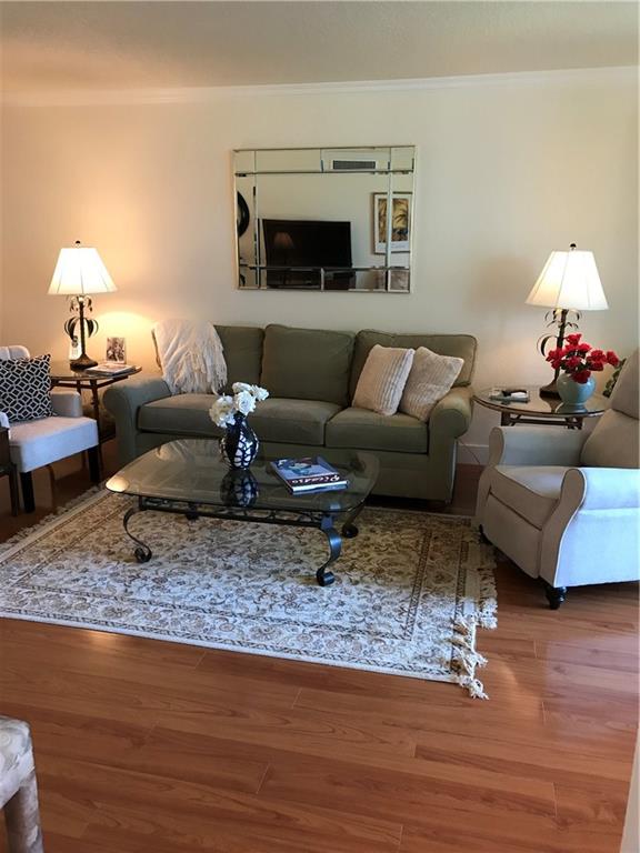 Living room, beautiful flooring throughout