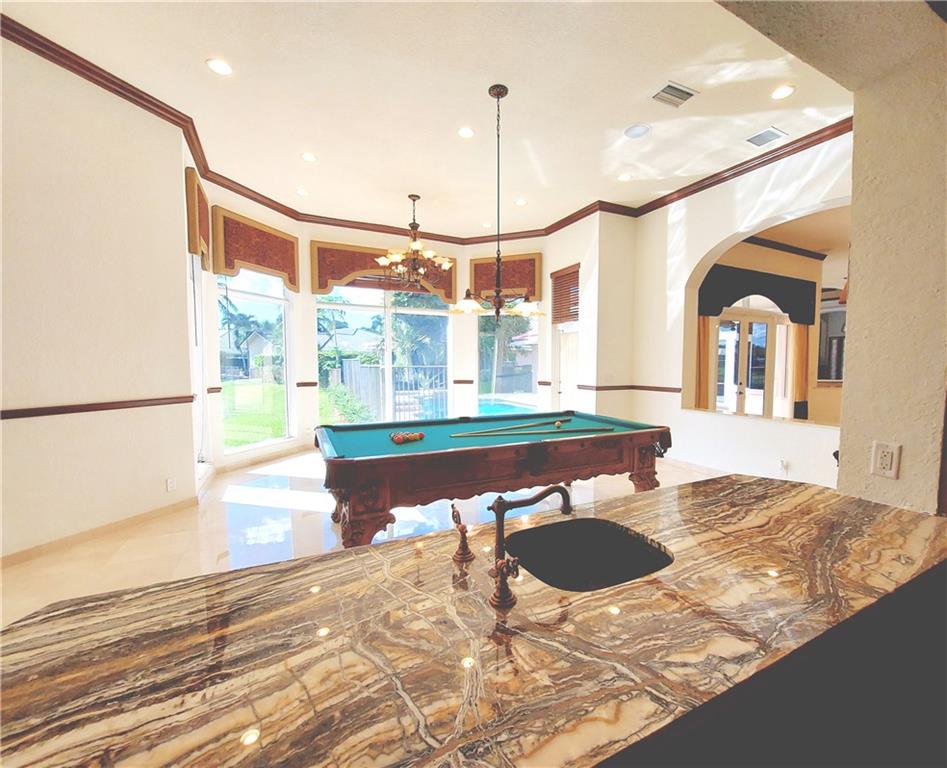 View from the theater wet bar