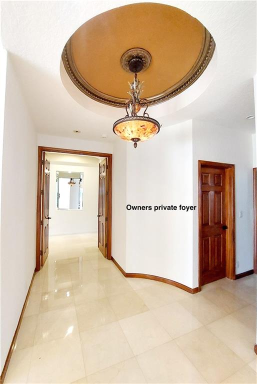 Owners have one wing of the house with a private foyer