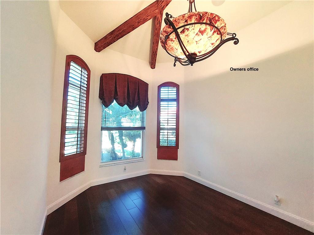 Private office in Owners wing with an additional bathroom