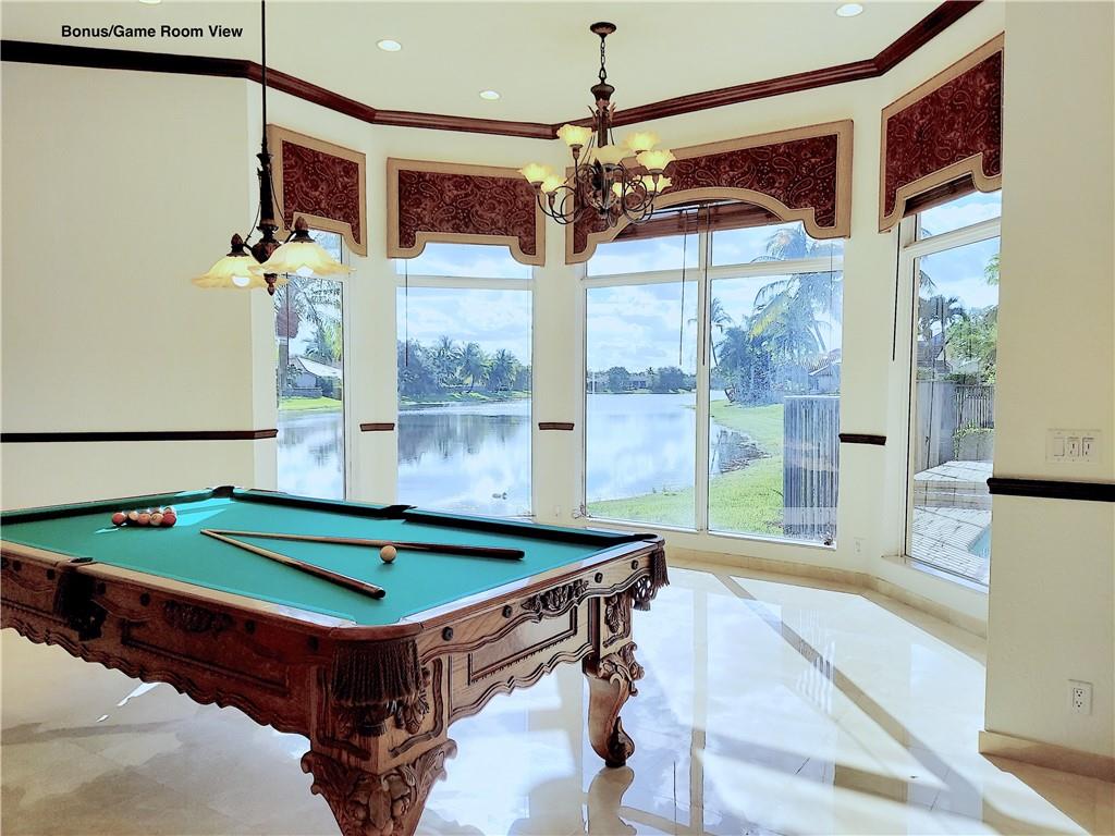 Game/bonus room with a view