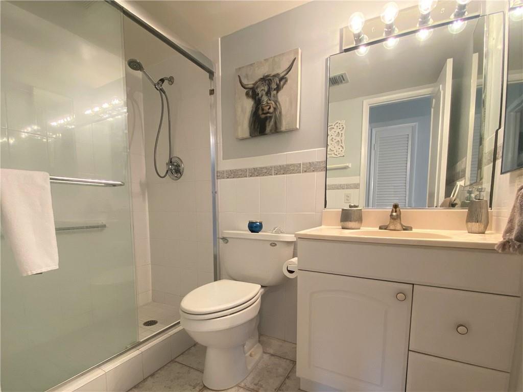 guest bath with walk-in shower