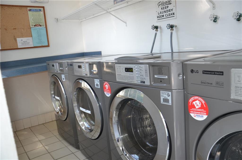 Each Bldg has its own Laundry Facilities