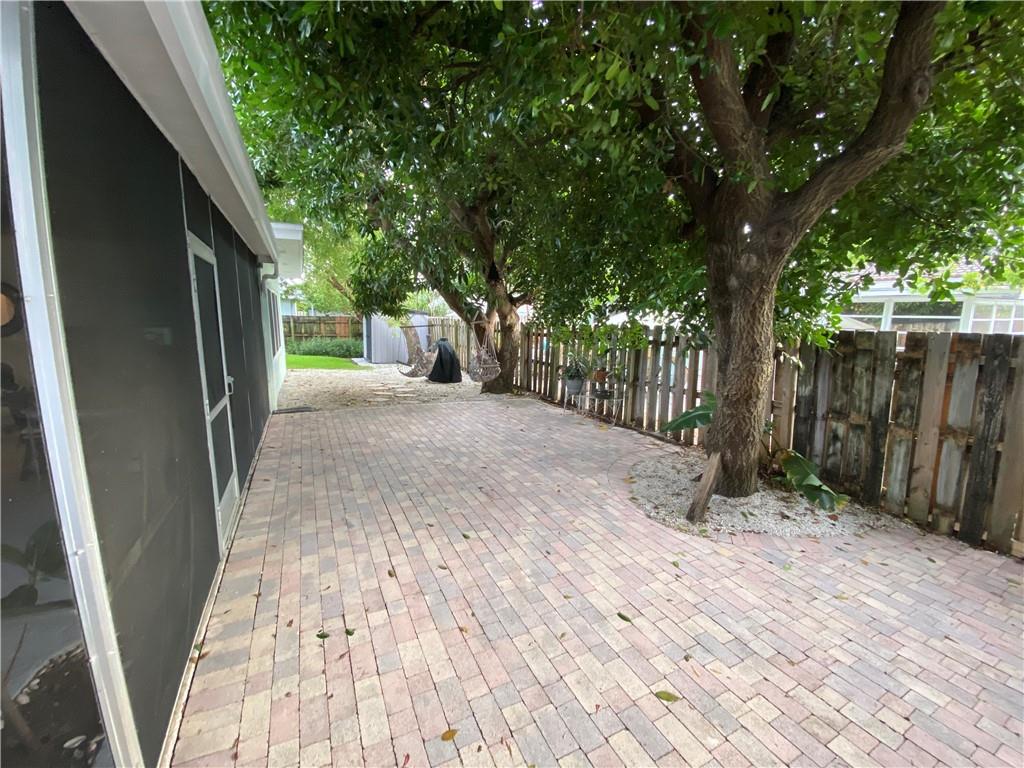 fully fenced yard, room for a small pool