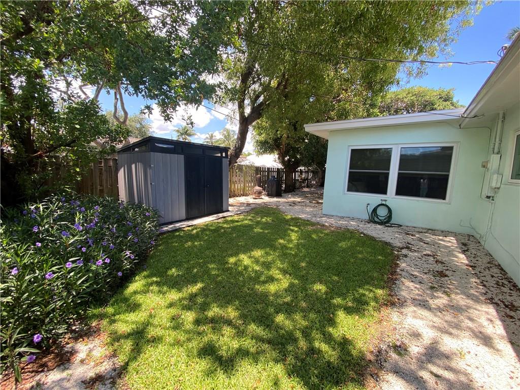 fully fenced yard, room for a small pool