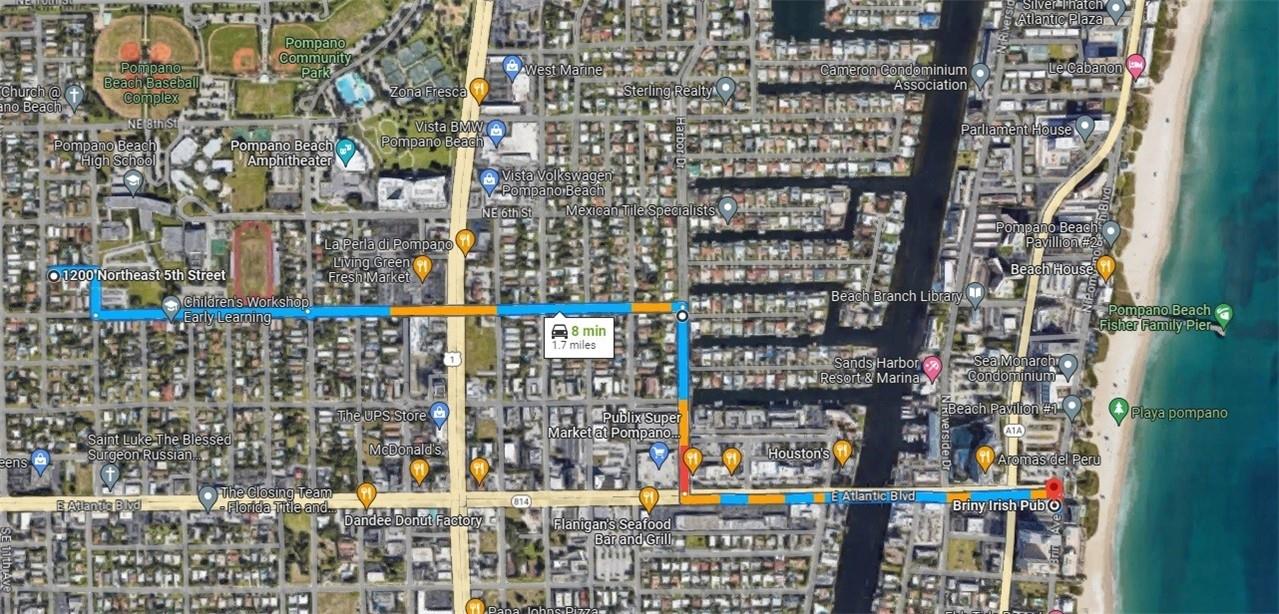 10 minute bike ride to beach