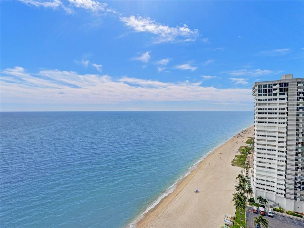 SE View from terrace down the beach