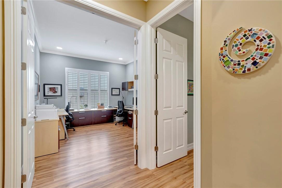 Double door entrance to the Office/Den.