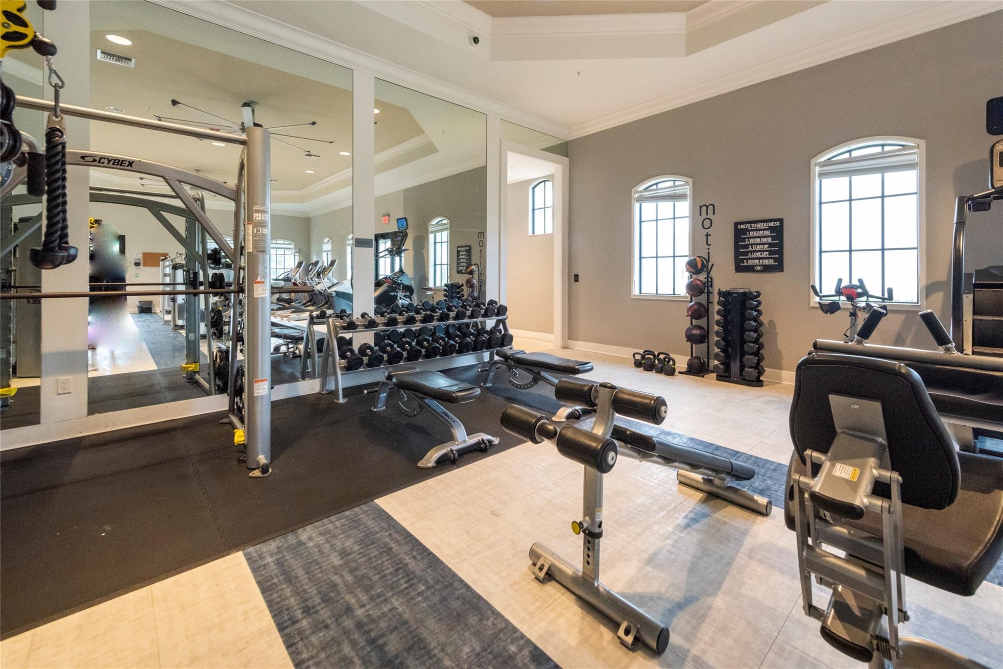 YOUR COMMUNITY EXCERCISE ROOM IN THE CLUBHOUSE IS FANTASTIC!