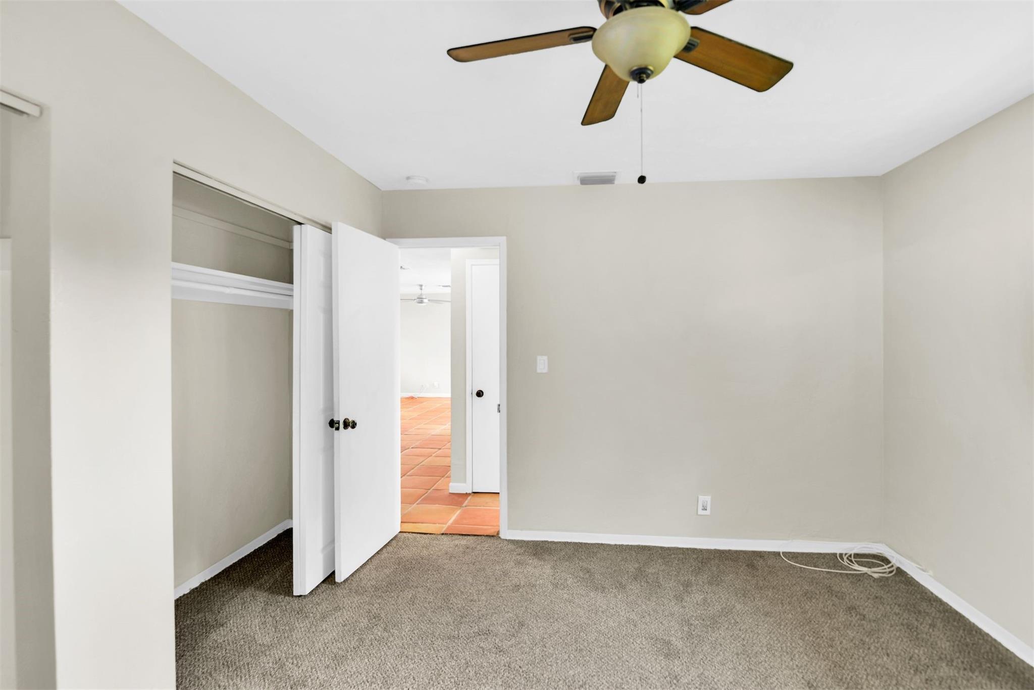 Terazzo floors in both guest bedrooms