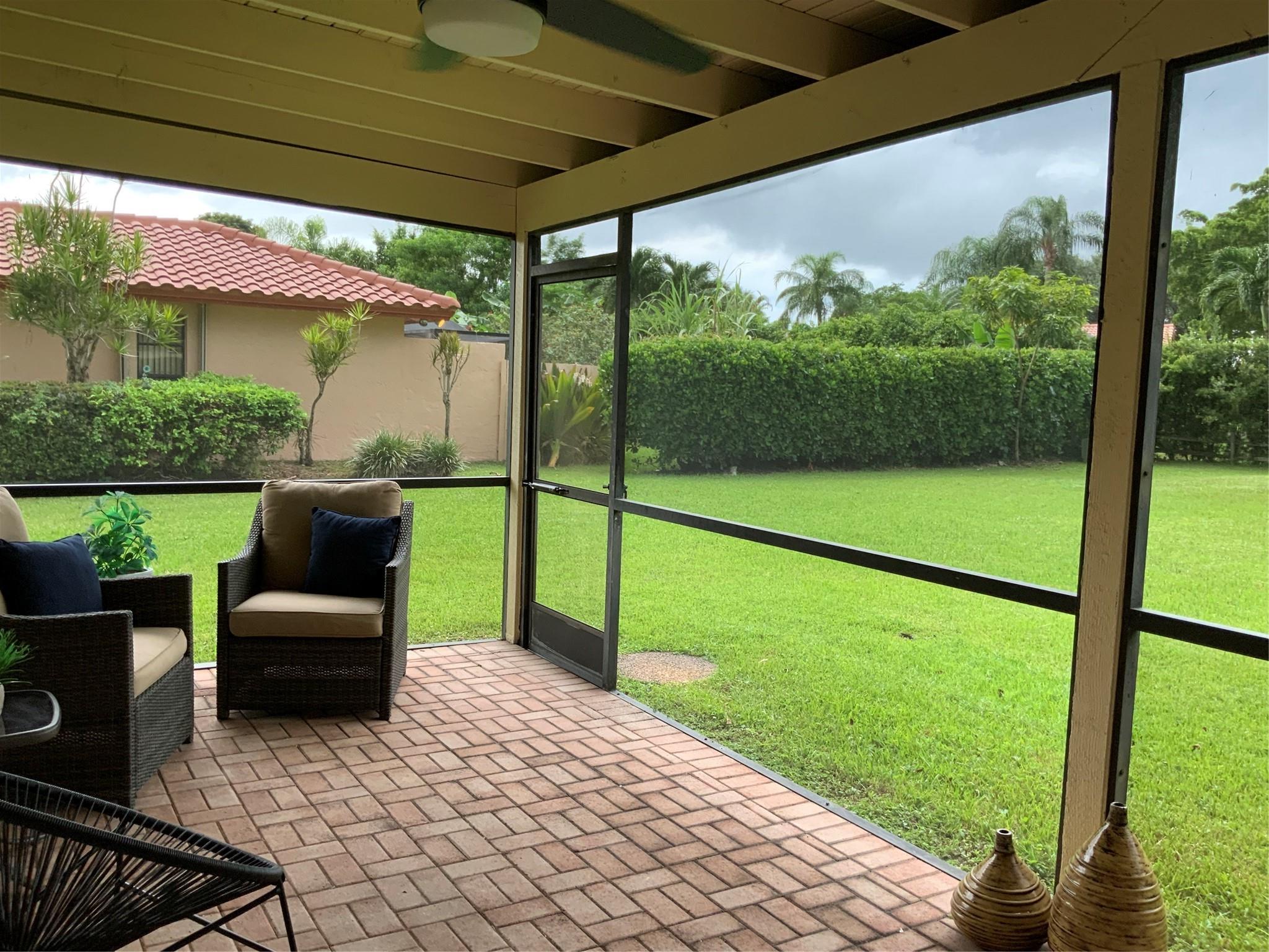 Room for a large pool