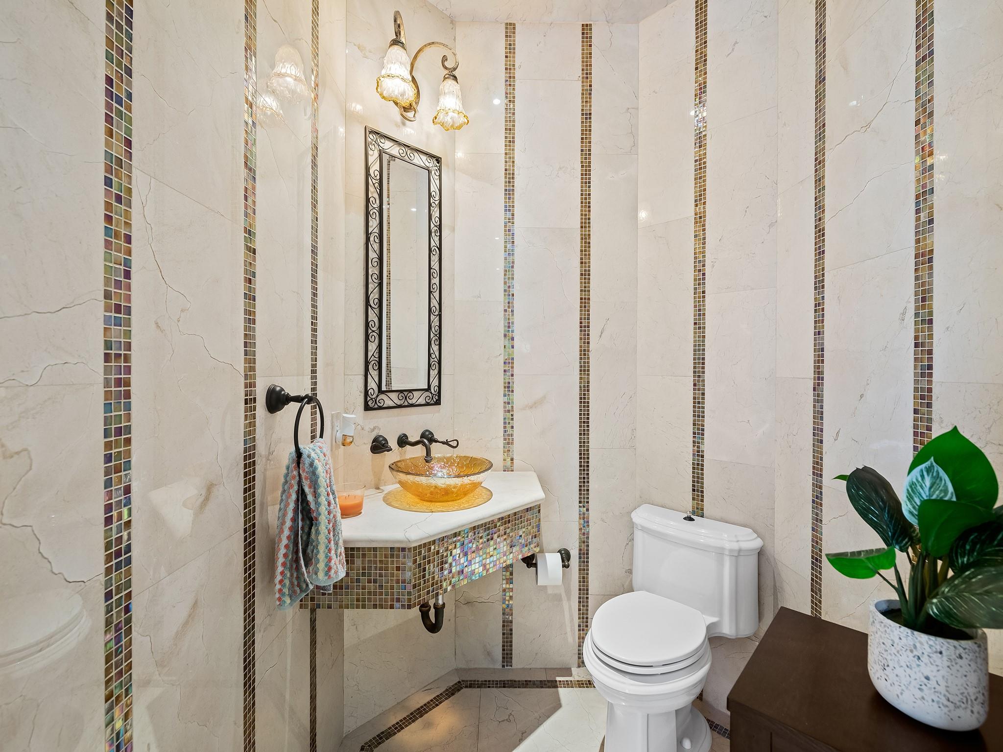 Half Bath for entertaining downstairs