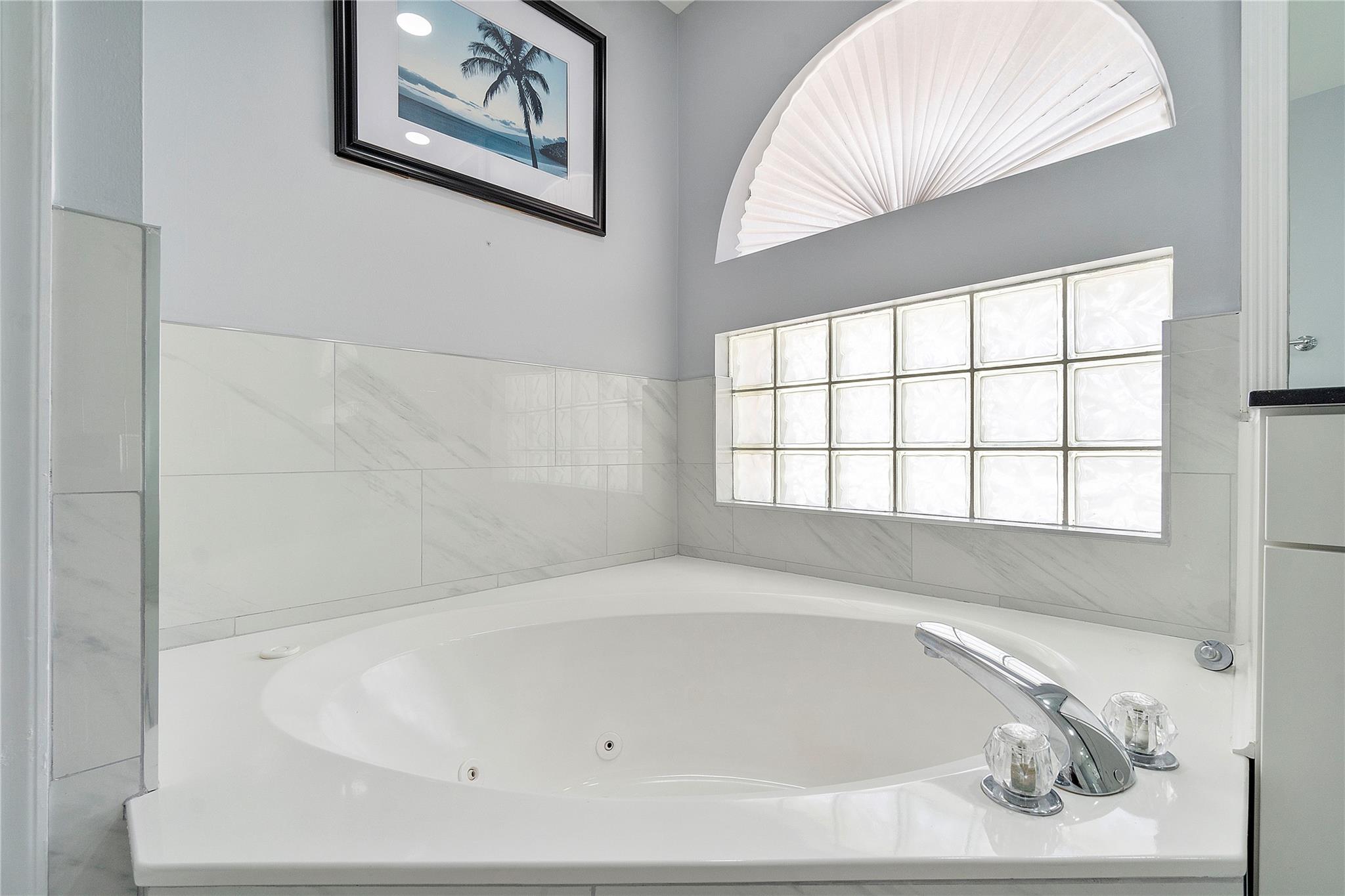 Master bath tub
