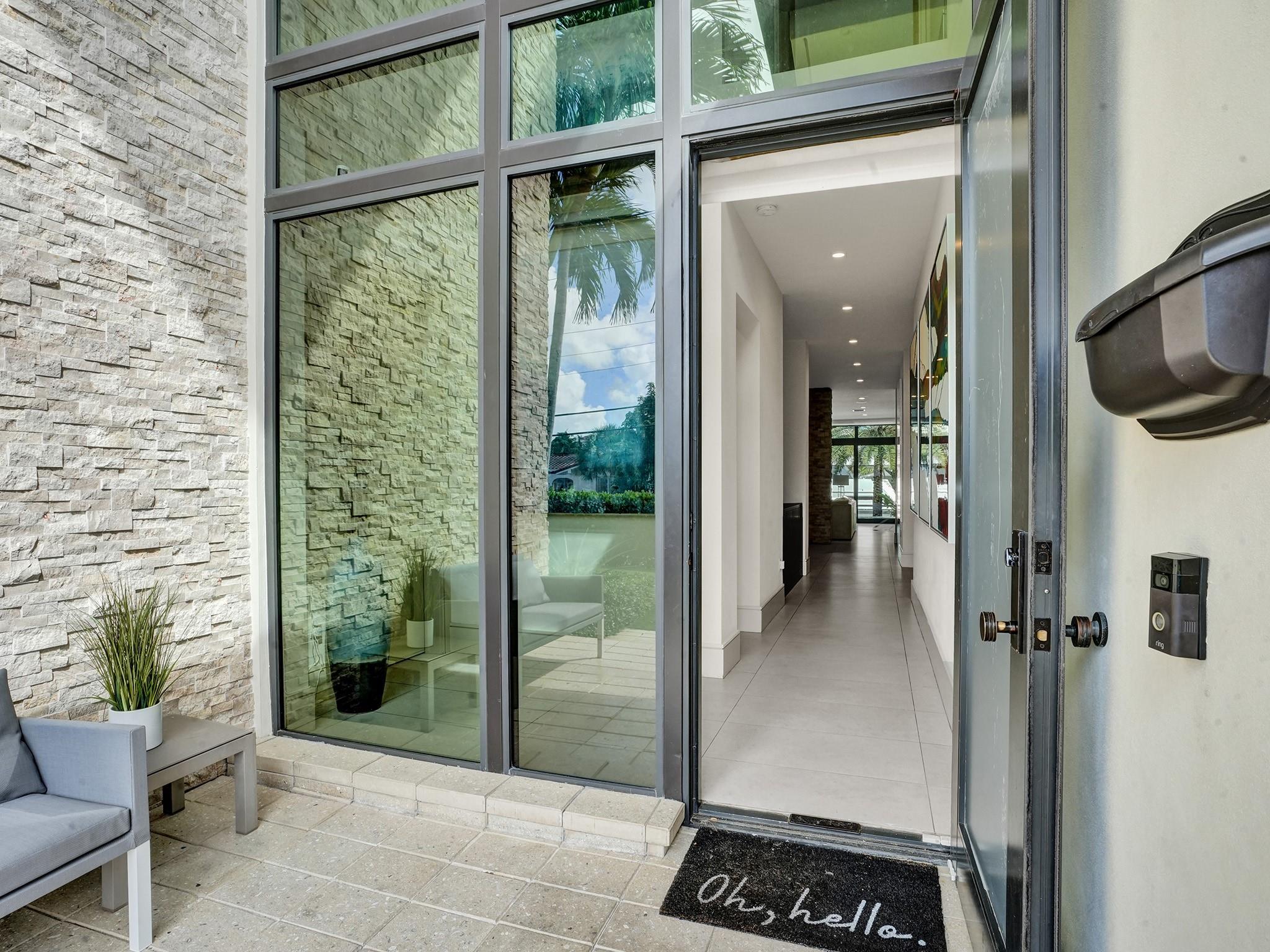 Views all the way to the water!