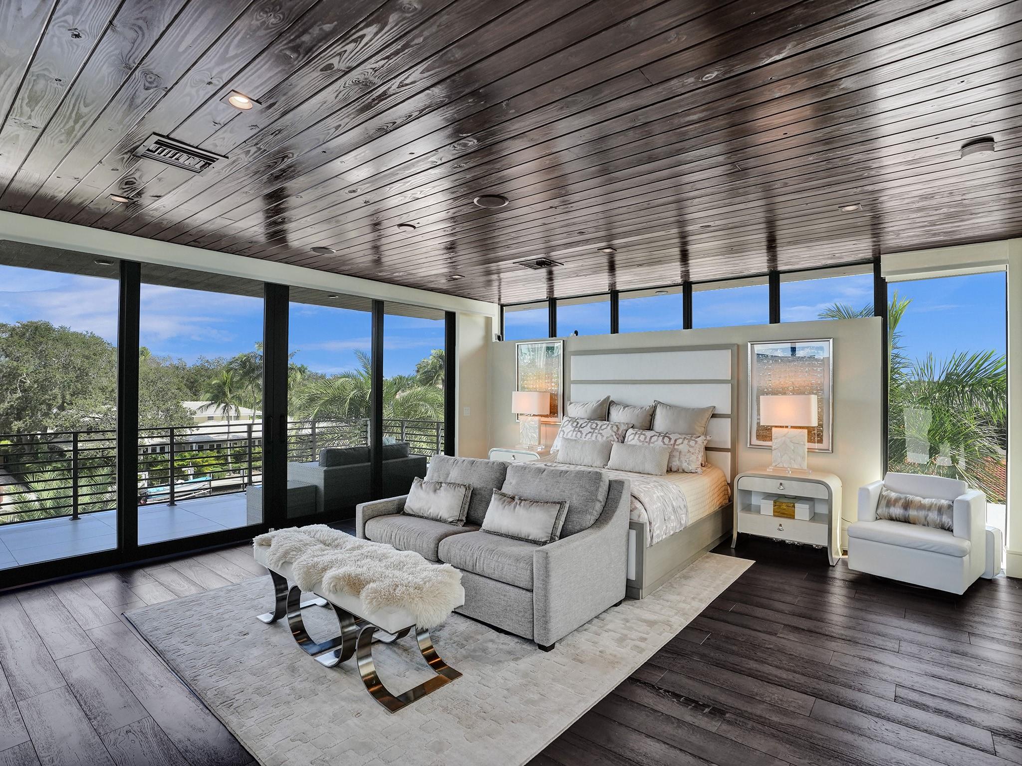 Dramtic Views with ceilings and floors that compliment each other!