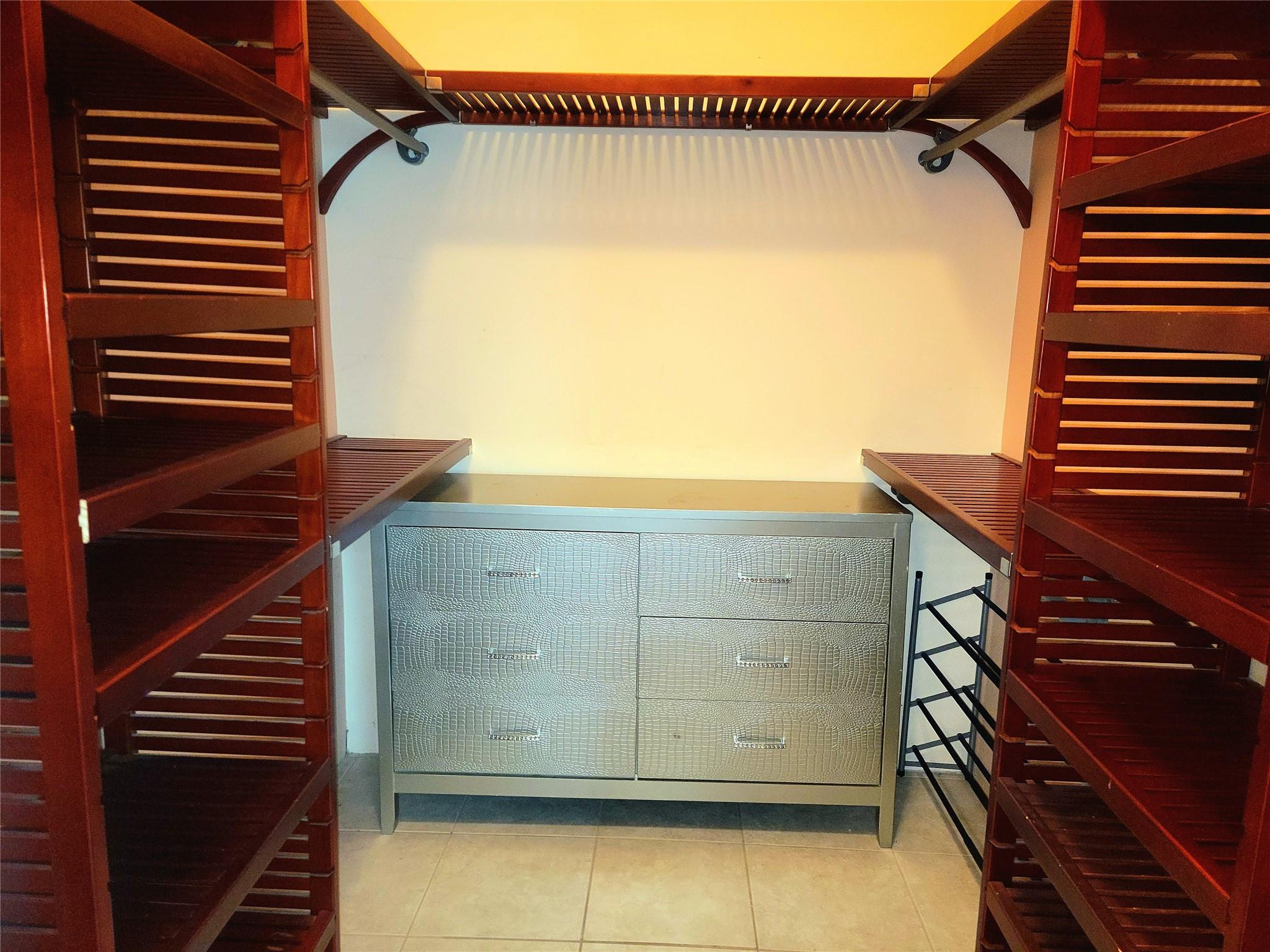 Master bedroom closet