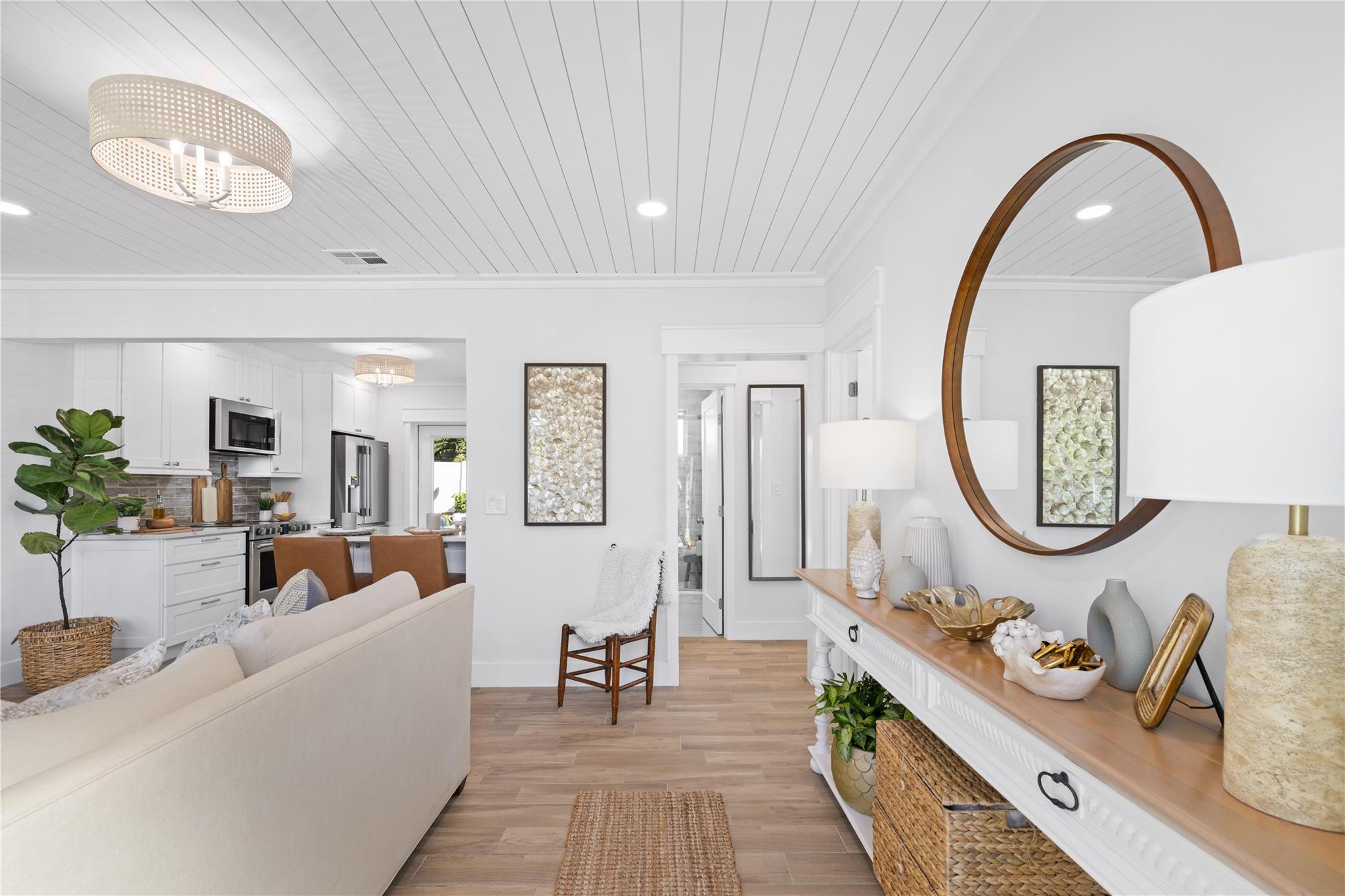 Inviting entryway to your coastal dream home!