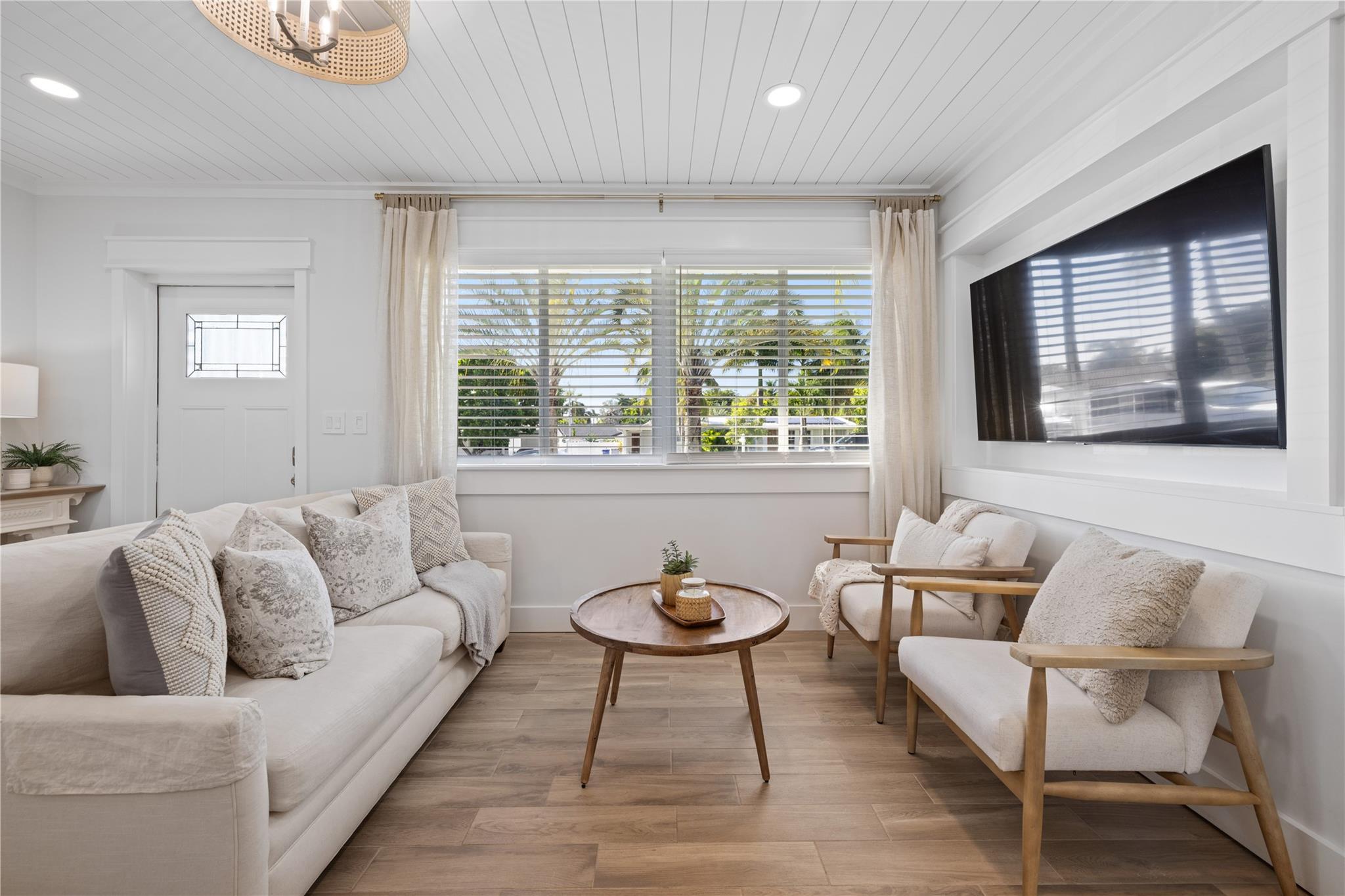 Living space perfect for binge watching your favorite show!