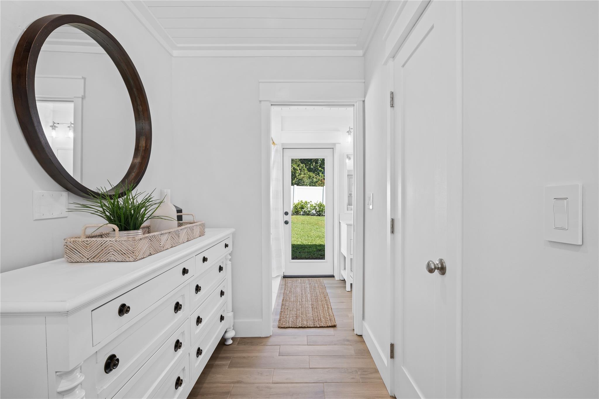Primary bedroom features walk-in closet and built-in closet system!