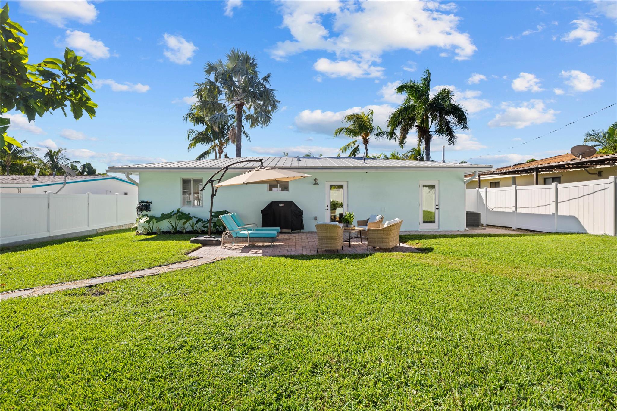 Plenty of room for a pool, tiki hut or anything your imagination can create!