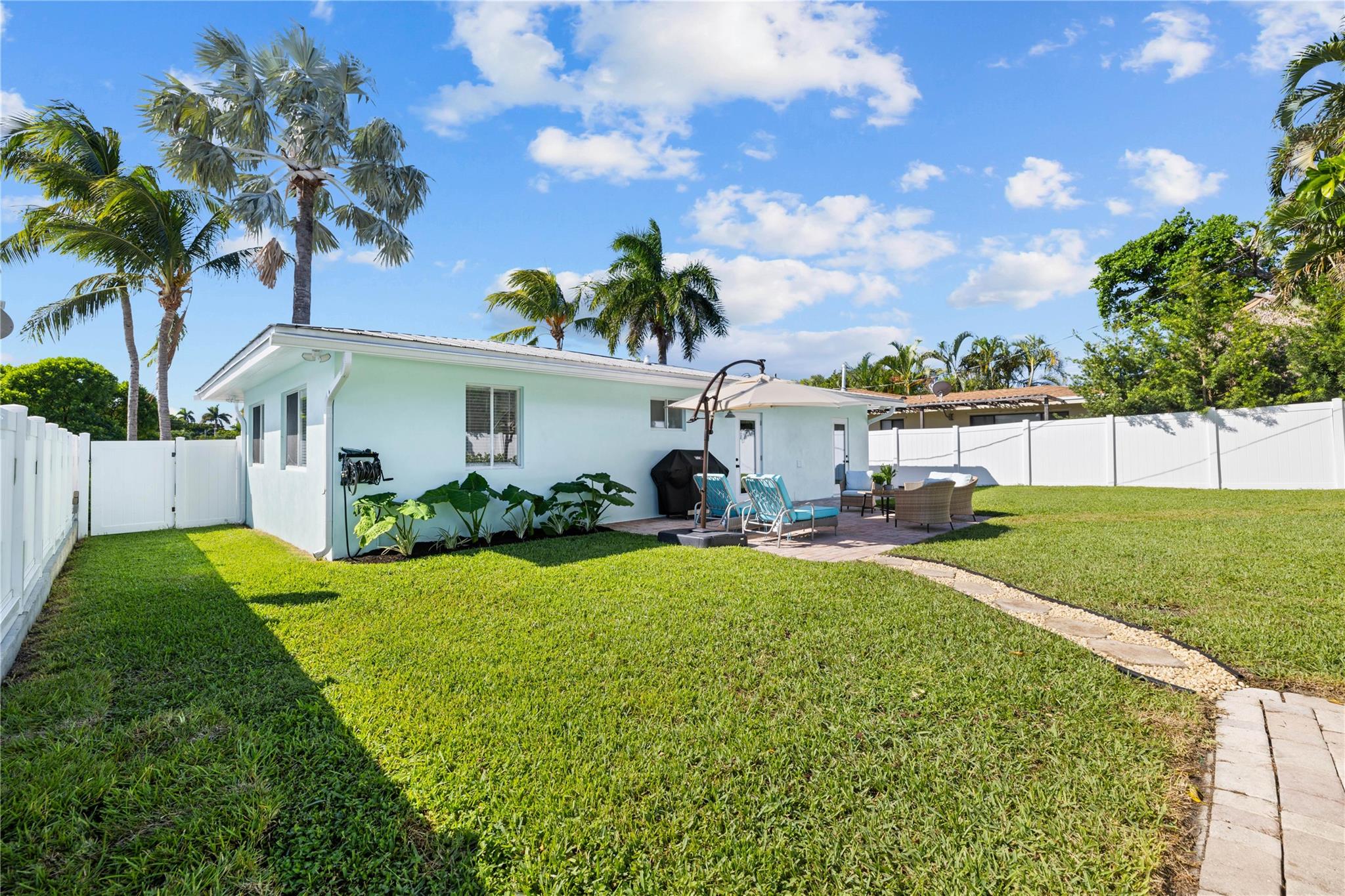 Backyard privacy fencing creates a tranquil escape!