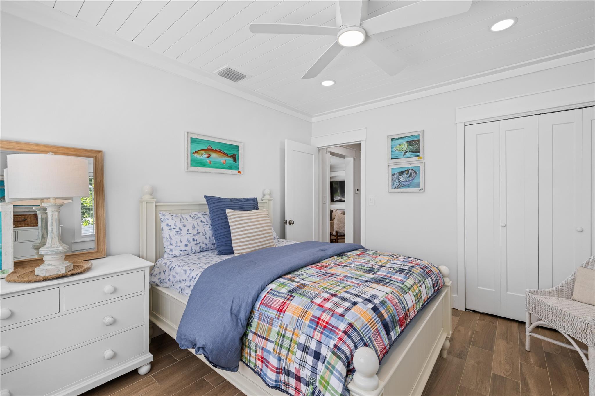 One of two guest bedrooms that suites anyone's style!