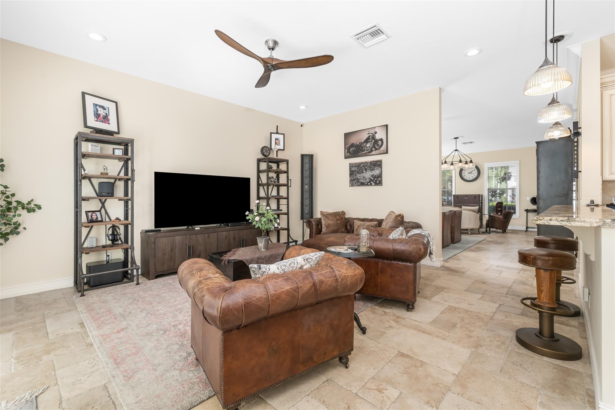 IN KITCHEN LOOKING AT FAMILY ROOM