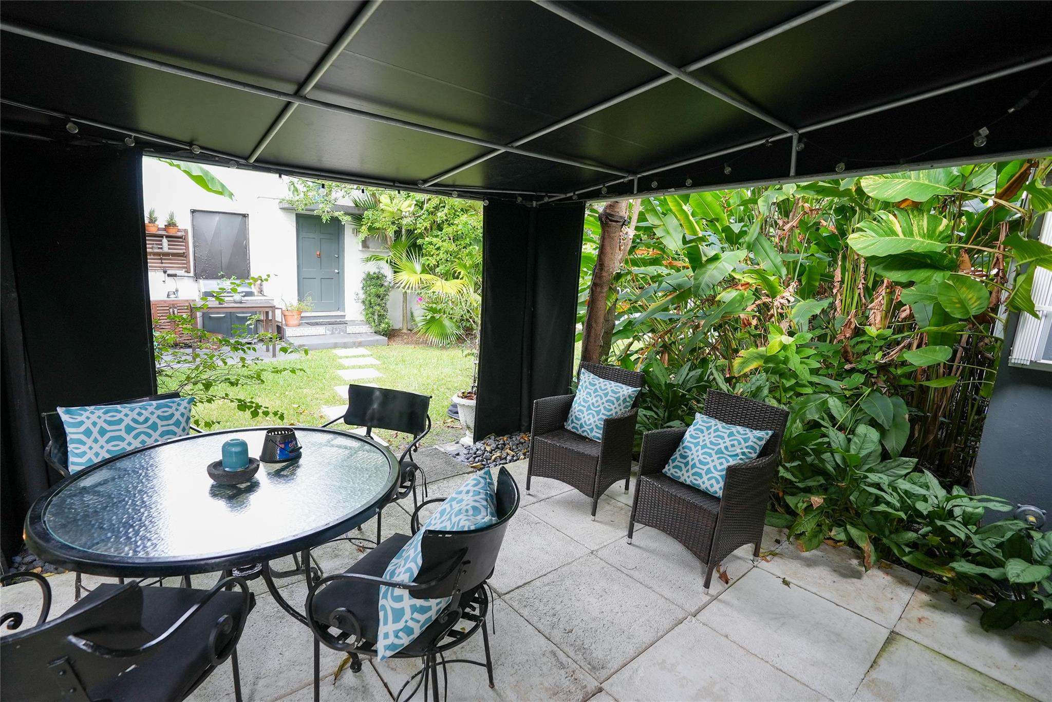 Covered outdoor patio