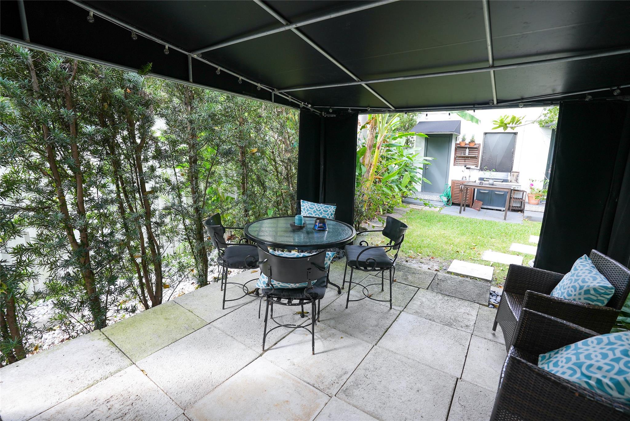 Covered outdoor patio