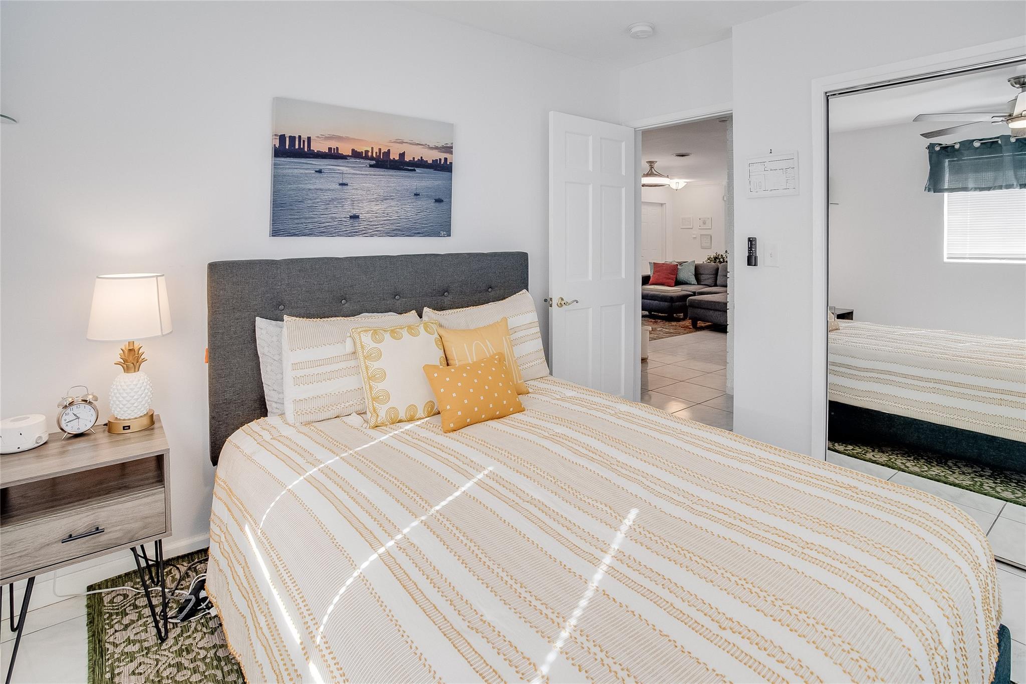 Comfortable additional bedroom