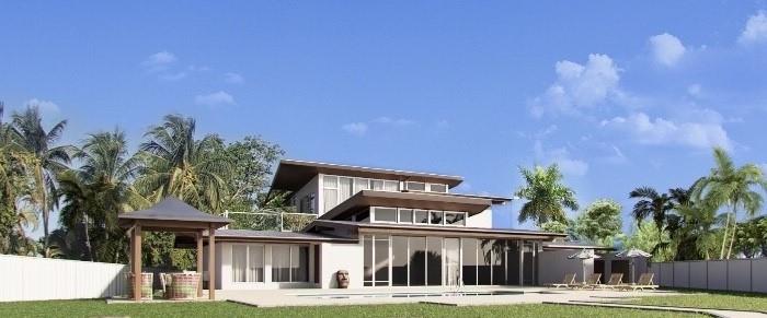 This rendering from the architect will be included in the sale.