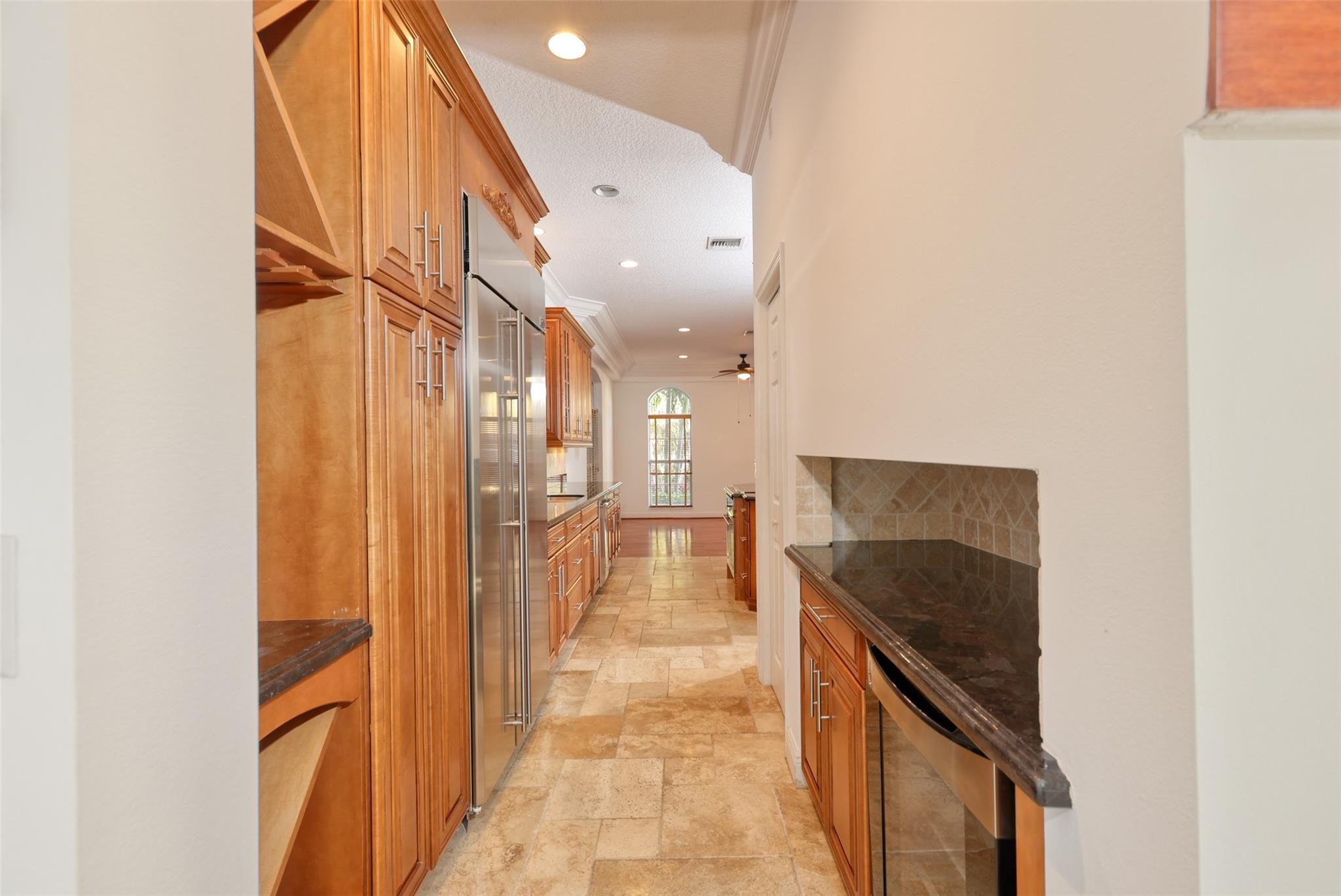 Ample Storage & Wine Cooler