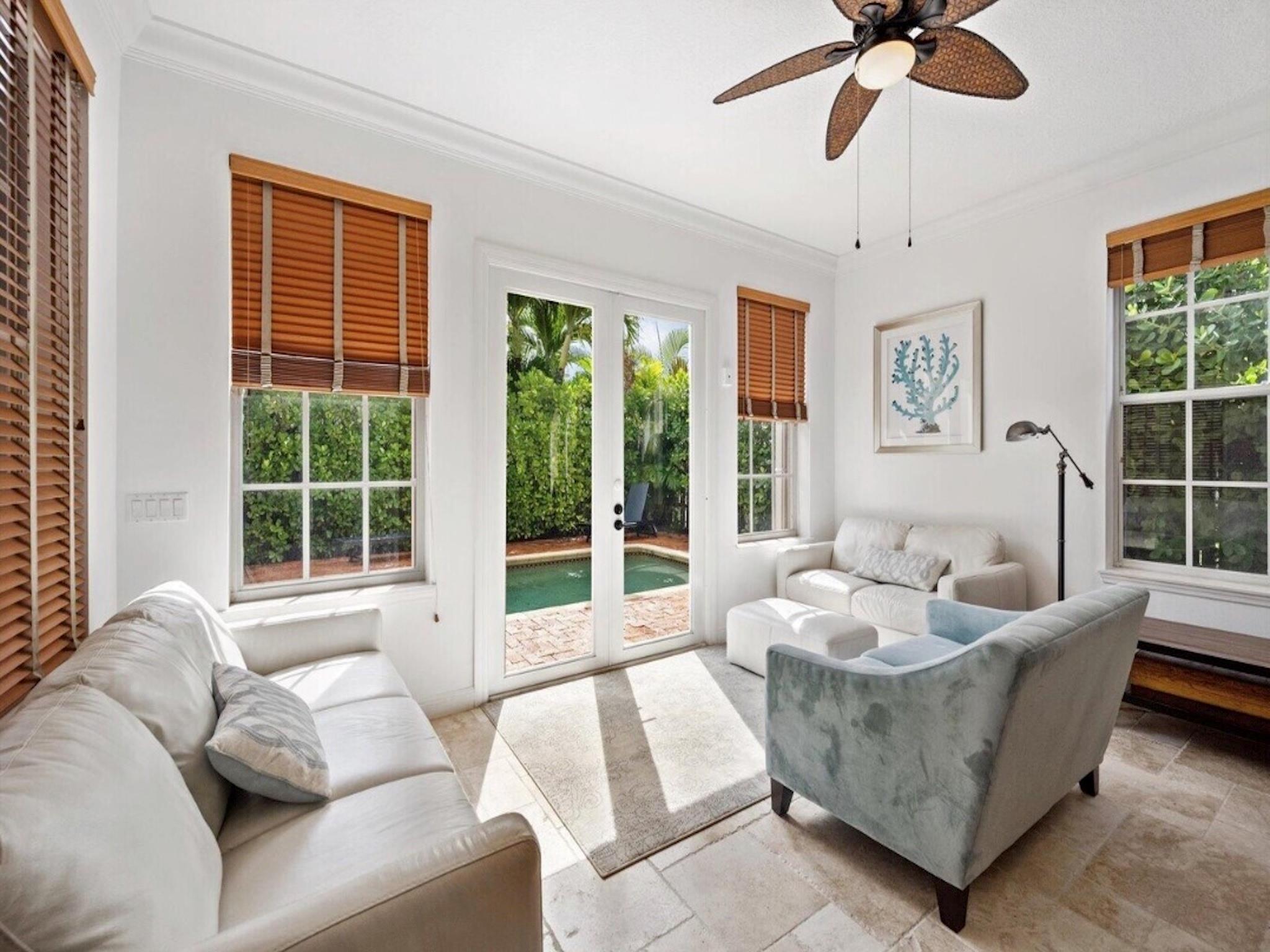 Poolside Living/Sitting Room