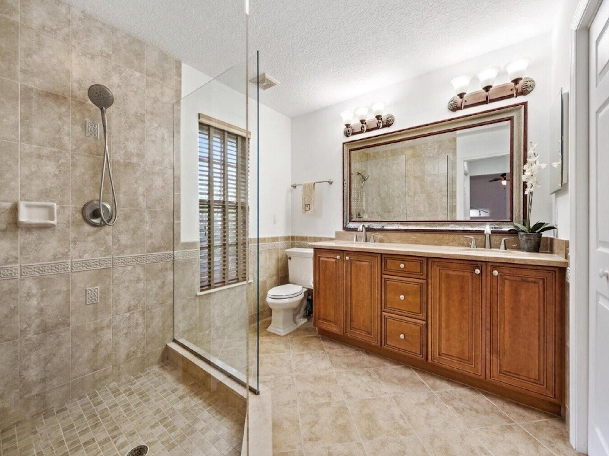 1st Full Ensuite Bathroom With His & Hers Sinks