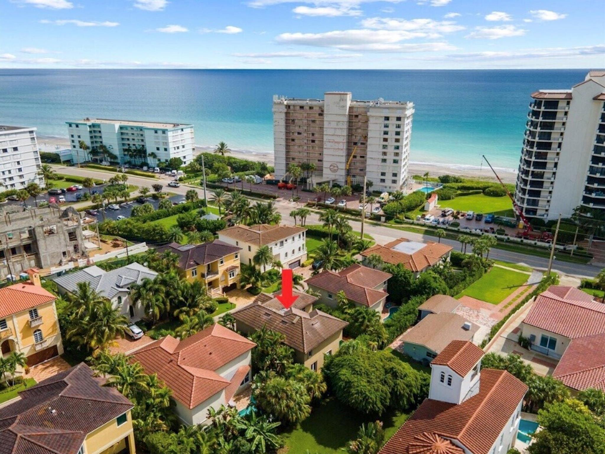 Aerial View Of Beachside