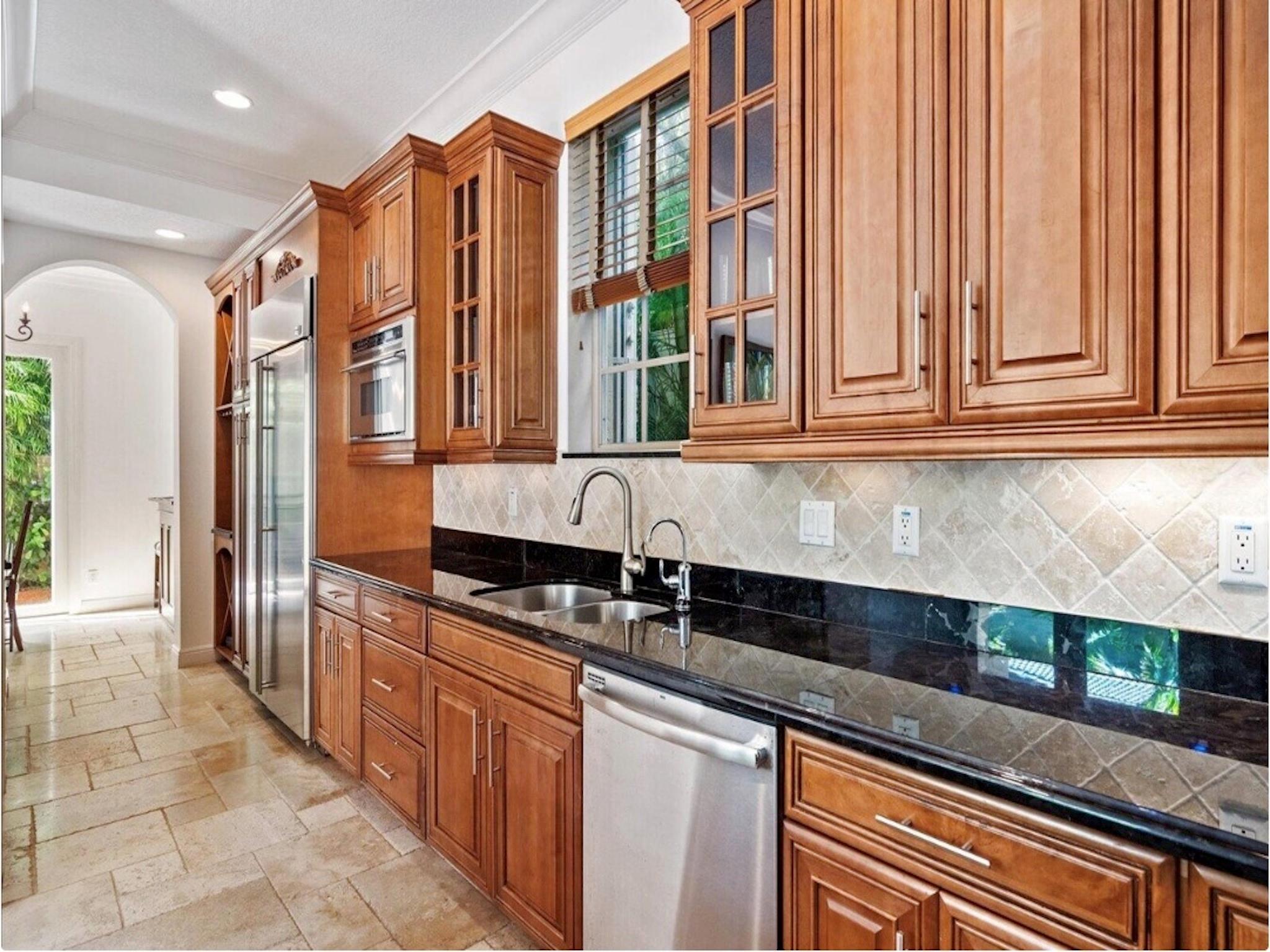 Custom Wood Cabinetry & Ample Counter Top Space