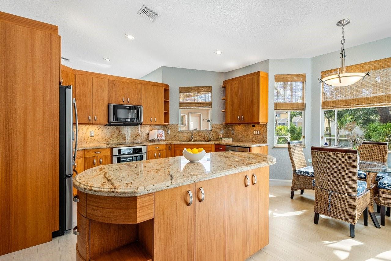 Extra front storage in your center island!