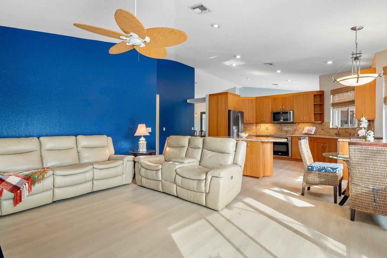 Gather your family and friends in the kitchen and family room!